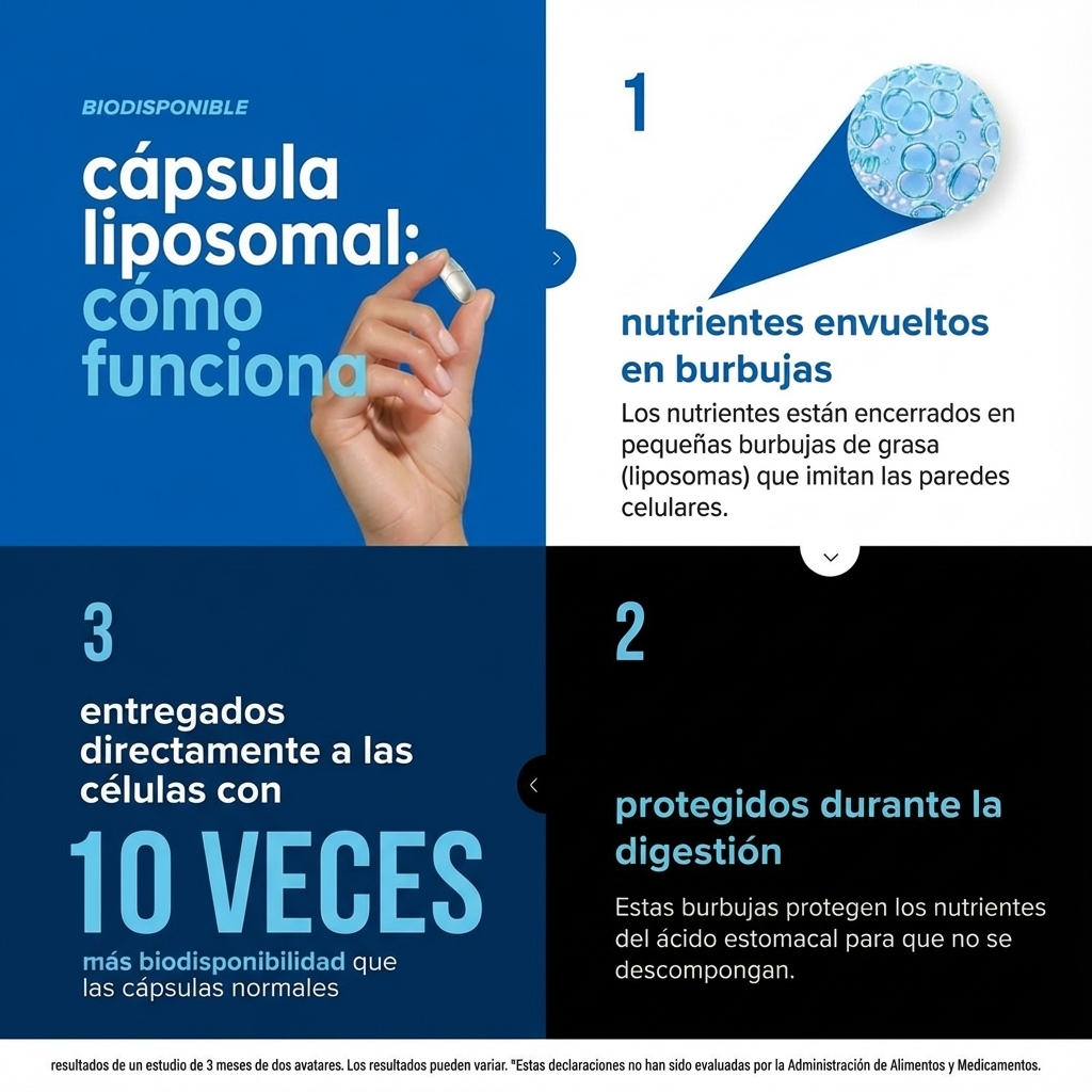 Suplemento para Resistencia, AntiEnvejecimiento y Salud Celular - VITALBLOOM NAD+