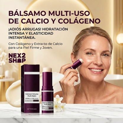 Bálsamo Antiedad de Calcio · Antiarrugas + Ojeras + Firmeza