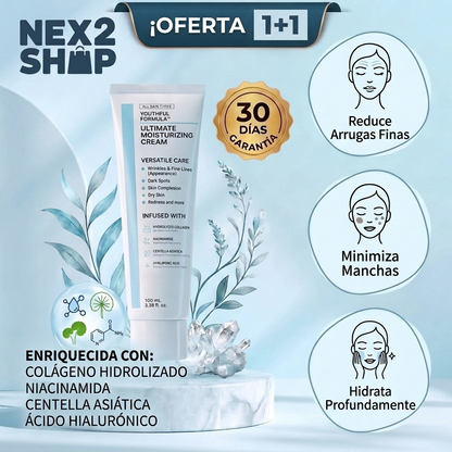 Crema Facial Hidratante Coreana — Fórmula Rejuvenecedora -OFERTA 1+1 GRATIS